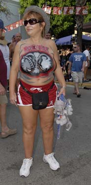 Body Painting 2008 photo - Duval Street, Key West